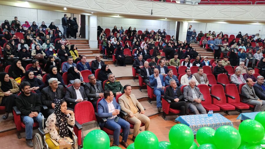 ارسنجان|جشن روز جهانی معلولان با حضور معاون امور اجتماعی بهزیستی فارس برگزار شد