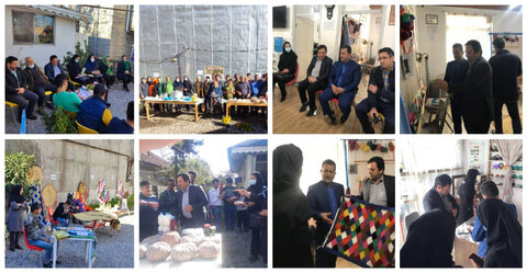 رضوانشهر | برگزاری جشنواره بومی محلی و عرضه نمایشگاه دستاوردهای مددجویان بهزیستی در مرکز توانبخشی امین رضوانشهر