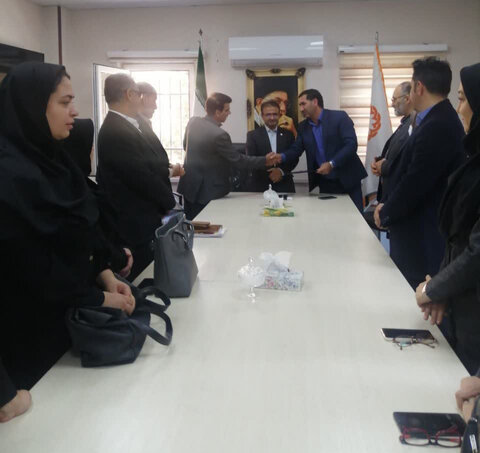 مراسم معارفه سرپرست معاونت بهزیستی شهرستان کرج برگزار شد