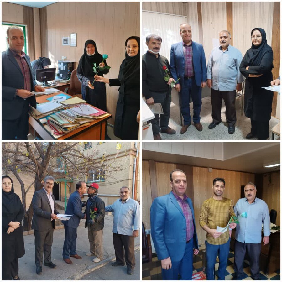 شهرستان همدان |تقدیر از کارکنان دارای معلولیت شهرستان همدان