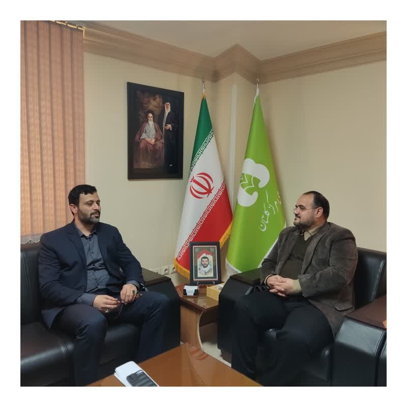 نشست صمیمی مدیرکل صداو سیما باسرپرست بهزیستی گلستان