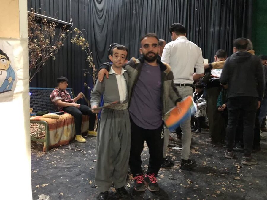 مریوان | تقدیر از بازیگران دارای معلولیت