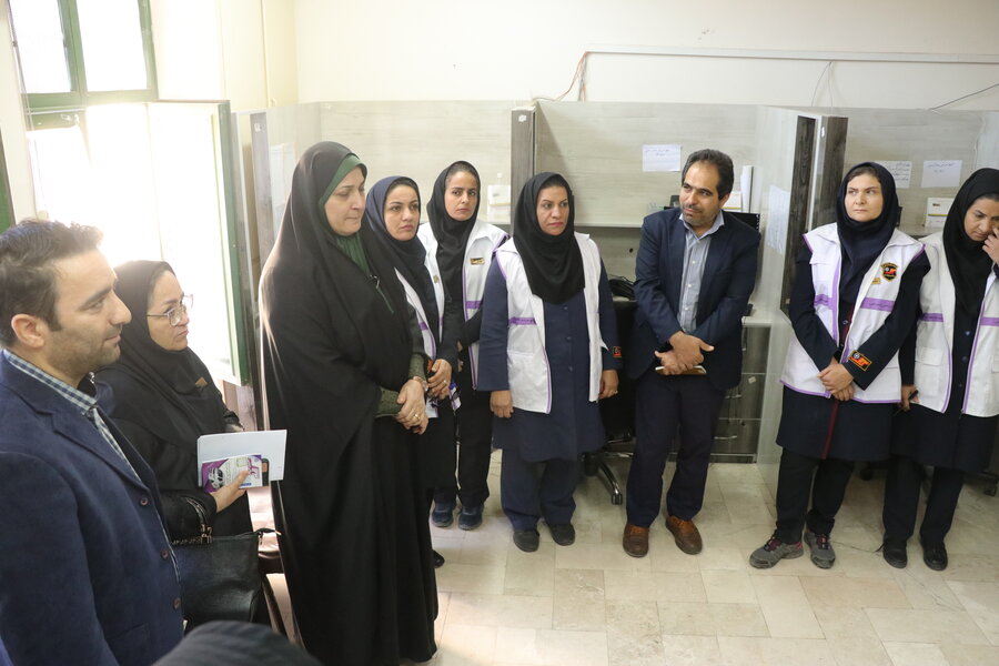 بازدید معاون سلامت اجتماعی بهزیستی کشور از اورژانس اجتماعی کرمان بازدید معاون سلامت اجتماعی بهزیستی کشور از اورژانس اجتماعی کرمان
