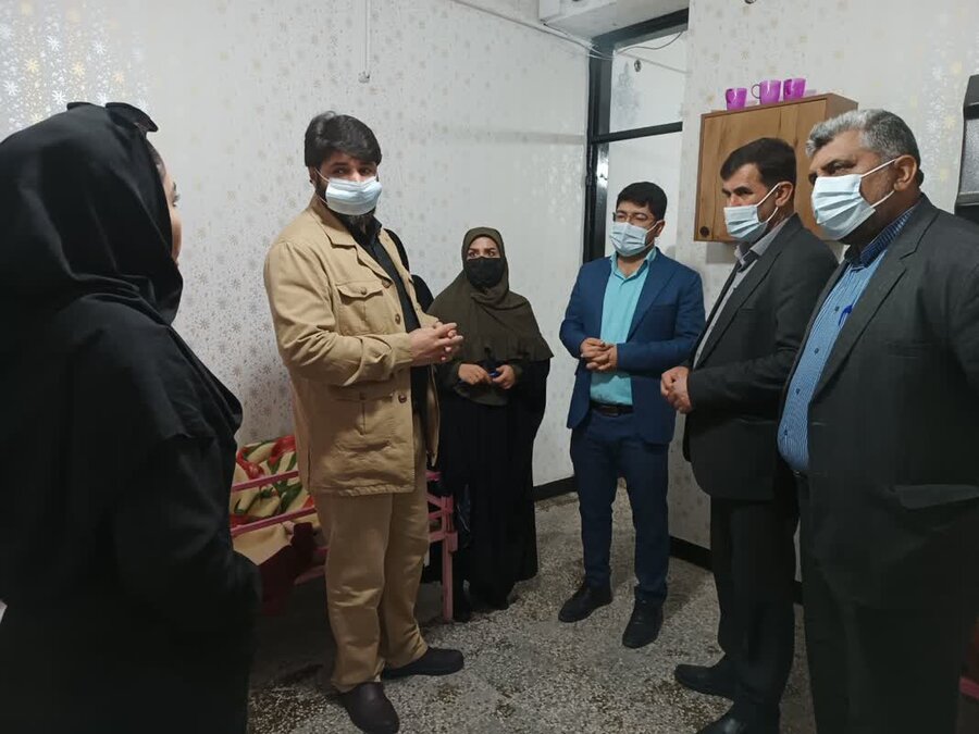 بازدید سرپرست اداره کل بهزیستی استان به همراه مدیرکل اداره استاندارد از مراکز توانبخشی در یاسوج