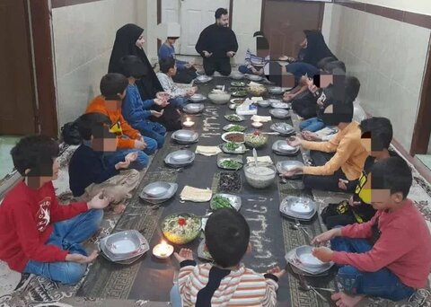 برگزاری مراسم مذهبی ایام فاطمیه در موسسه خیریه نور امید شاهین دژ