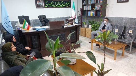 رامسر| نشست رئیس اداره پذیرش و گروههای هدف بهزیستی مازندران با دادستان شهرستان رامسر