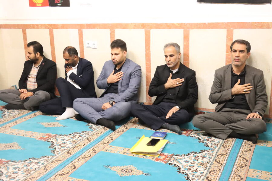 مراسم عزاداری شهادت حضرت فاطمه زهرا(س) در بهزیستی استان بوشهر