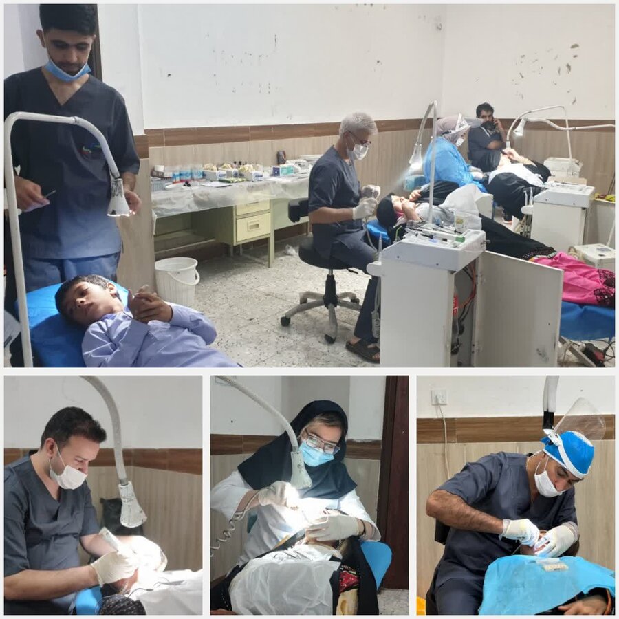 برگزاری اردوی جهادی ارائه خدمات دندانپزشکی به جامعه هدف سازمان بهزیستی در کنارک