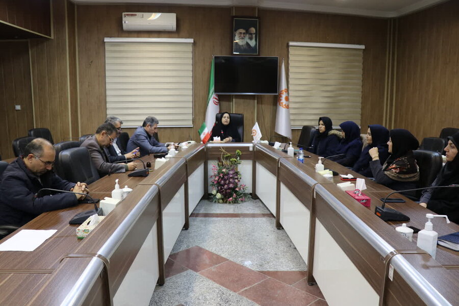 تکریم و معارفه سرپرست جدید اداره پذیرش و هماهنگی گروههای هدف بهزیستی آذربایجان غربی