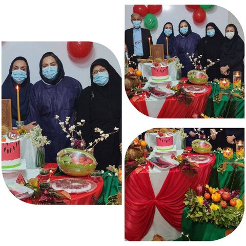 گزارش تصویری | برگزاری مراسم ویژه جشن یلدا در مراکز تحت نظارت بهزیستی استان گیلان - صومعه سرا