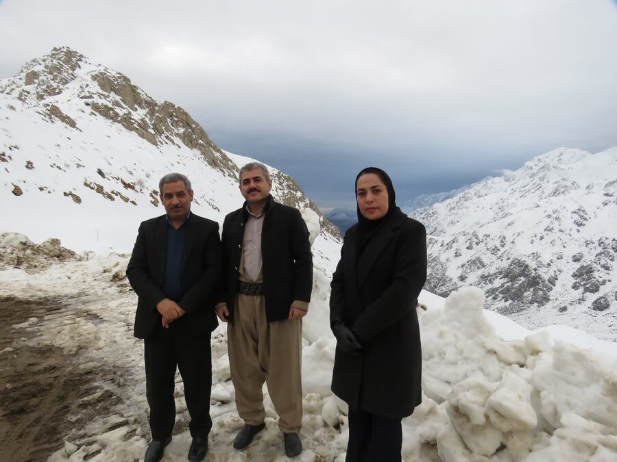 سروآباد/دیدار و بازدید مدیرکل بهزیستی استان کردستان از جامعه هدف بهزیستی