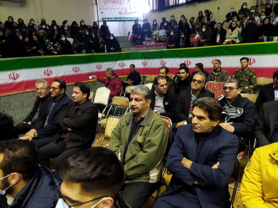 شرکت کارکنان اداره کل بهزیستی استان کردستان و شهرستان سنندج در مراسم گرامیداشت ۹ دی
