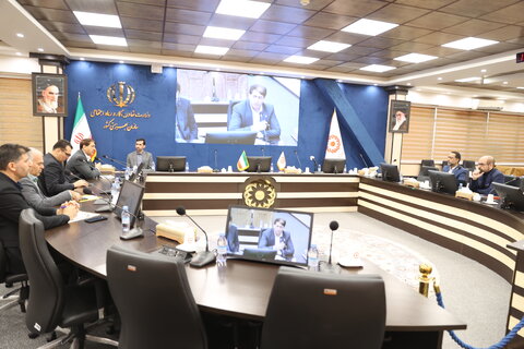 د یدار رئیس شعب بانک ملی با رئیس سازمان بهزیستی کشور