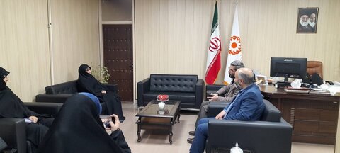 گزارش تصویری| معاون امور زنان و خانواده ریاست جمهوری با سرپرست بهزیستی استان زنجان دیدار کرد