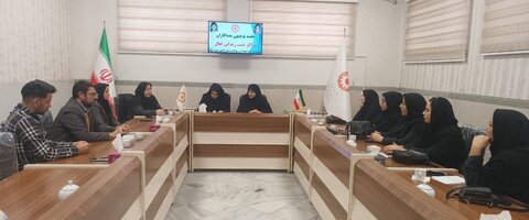 جلسه توجیهی دستورالعمل جدید حوزه زنان برای مددکاران مراکز بهزیستی شاهین دژ