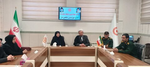 جلسه جهاد تبیین در اداره بهزیستی شاهین دژ