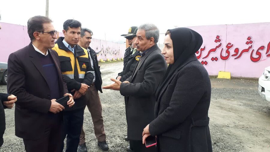 حضور استاندار و مدیر کل بهزیستی کردستان در مرکز رهایی از اعتیاد کامیاران
