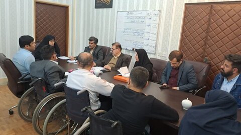 جلسه مدیر کل امور اجتماعی استانداری خوزستان با نمایندگان  معلولین برگزار شد
