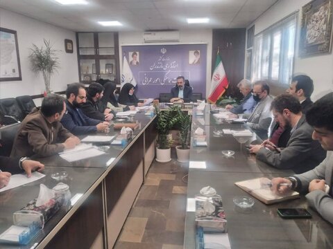 برگزاری جلسه پیگیری تخصیص پروژه طرح نهضت ملی مسکن به جامعه هدف بهزیستی و کمیته امداد امام خمینی (ره) مازندران