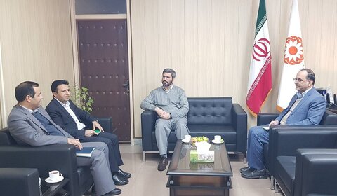 گزارش تصویری| مدیر بانک کشاورزی استان با مدیرکل بهزیستی استان زنجان دیدار کرد