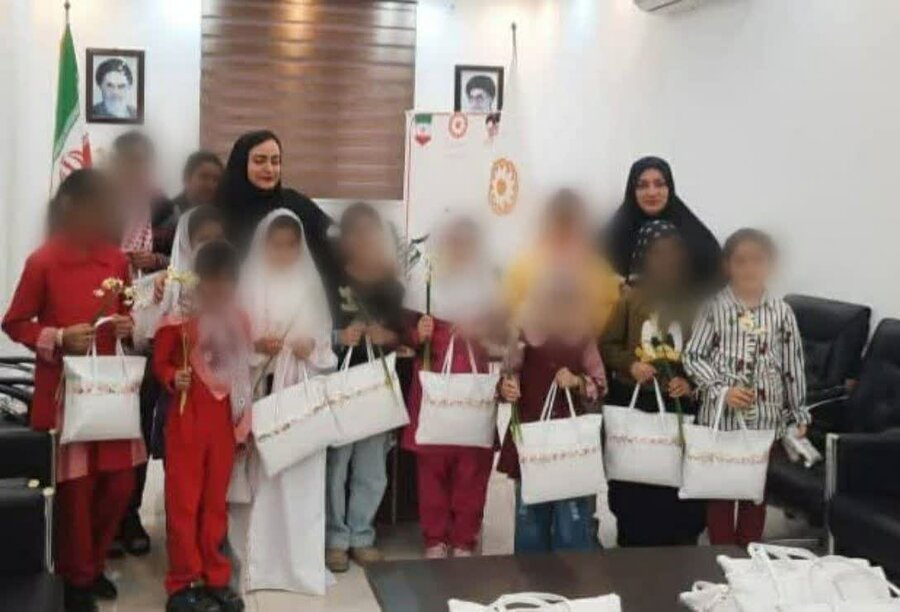 برگزاری جشن تکلیف دانش‌آموز دختر بوشهری تحت پوشش بهزیستی شهرستان بوشهر