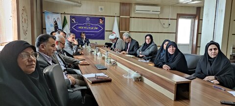جلسه بررسی و رصد برنامه های عفاف و حجاب دربهزیستی خوزستان برگزار شد