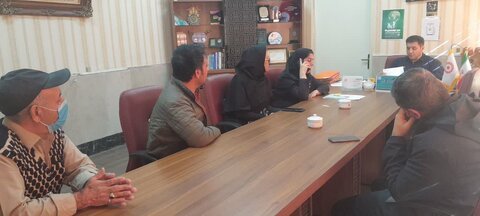 اسلامشهر| |ملاقات مردمی و دیدار صمیمانه ی جامعه هدف با رئیس اداره بهزیستی