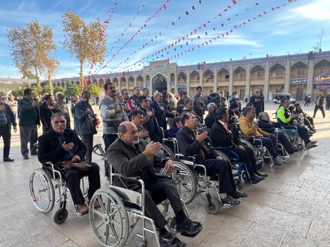 گزارش تصویری|تشکیل دسته  عزاداری با حضور افراد دارای معلولیت,تشکل های مردم نهاد و مسئولین بهزیستی فارس به مناسبت شهادت حضرت شاهچراغ (ع)