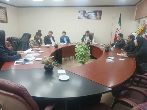 برگزاری دومین جلسه کمیته های تخصصی سه گانه مناسب سازی درسالن جلسات  اداره کل بهزیستی استان