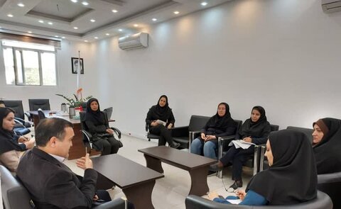 شهرستان بوشهر| جلسه بررسی و هماهنگی برنامه های دهه ایام الله دهه مبارک فجر در بهزبستی شهرستان بوشهر