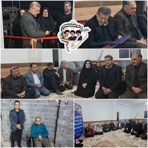 ساری| افتتاح ۲ واحد مسکن خانواده‌ ۴عضو دارای معلولیت در شهرستان ساری
