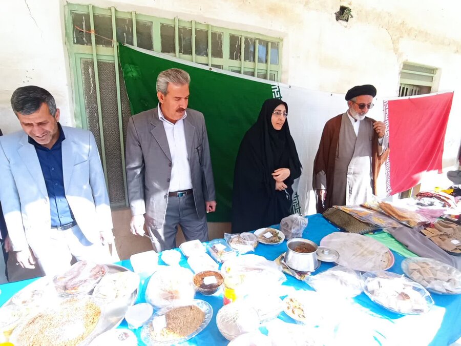 دشتستان| برگزاری جشنواره غذاهای محلی و صنایع دستی معلولین و زنان سرپرست خانوار بهزیستی دشتستان در شهر دالکی