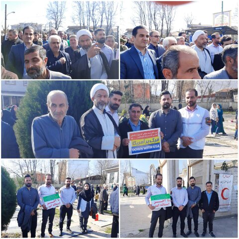 حضور پرشور کارکنان ادارات بهزیستی و اورژانس اجتماعی شهرستانهای گیلان در راهپیمایی یوم الله ۲۲ بهمن