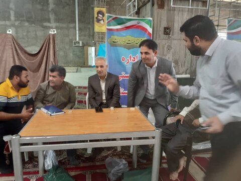 حضورمدیر کل بهزیستی خوزستان در میز ارتباطات مردمی