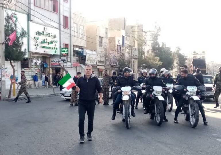 شهریار | حضور پر شور پرسنل در راهپیمایی ۲۲ بهمن