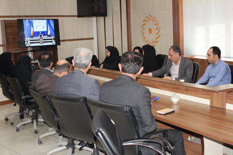 نشست هم اندیشی با موضوع مشارکت حداکثری در انتخابات در بهزیستی خوزستان برگزار شد