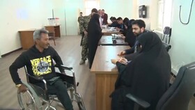 ببینیم|تجلی حضور افراد دارای معلولیت خوزستانی در انتخابات