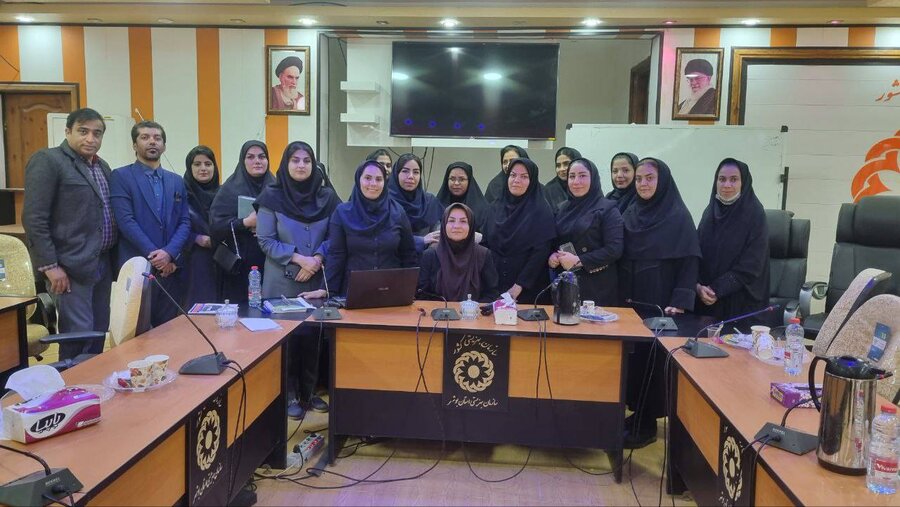 برگزاری دوره آموزشی راهکارهای خشنودی درمحیط شغلی،  در بهزیستی استان بوشهر