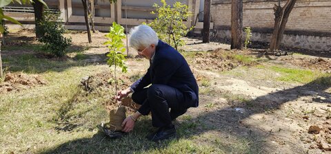 گزارش تصویری|کاشت نهال توسط مدیر کل بهزیستی فارس با هدف ترویج فرهنگ درختکاری,حفاظت از منابع طبیعی و ضرورت توسعه فضای سبز