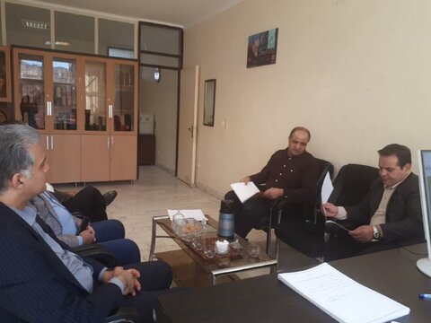 نشست معاون مشارکت های مردمی بهزیستی کردستان و جهاد دانشگاهی