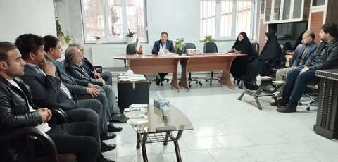 جلسه شورای مشارکتهای مردمی دربهزیستی شهرستان شوط