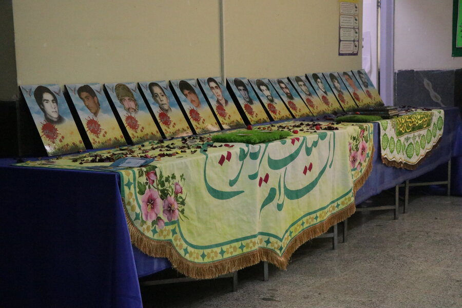تجلیل از مقام شامخ شهدا در بهزیستی استان کرمان