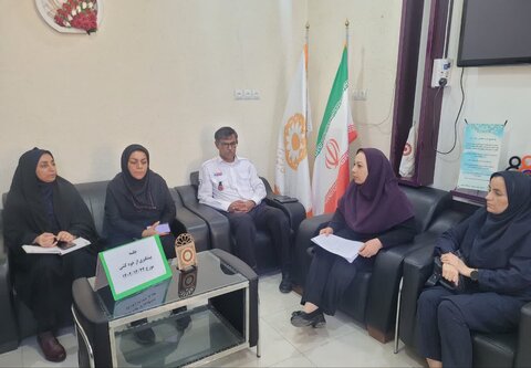 تنگستان| جلسه پیشگیری از خودکشی  در بهزیستی شهرستان تنگستان