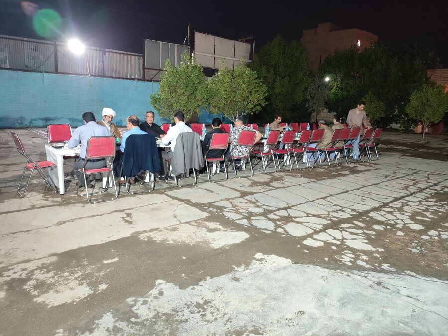 برگزاری ضیافت افطاری در مرکز توانمندسازی و صیانت اجتماعی از بهبود یافتگان اعتیاد اهواز