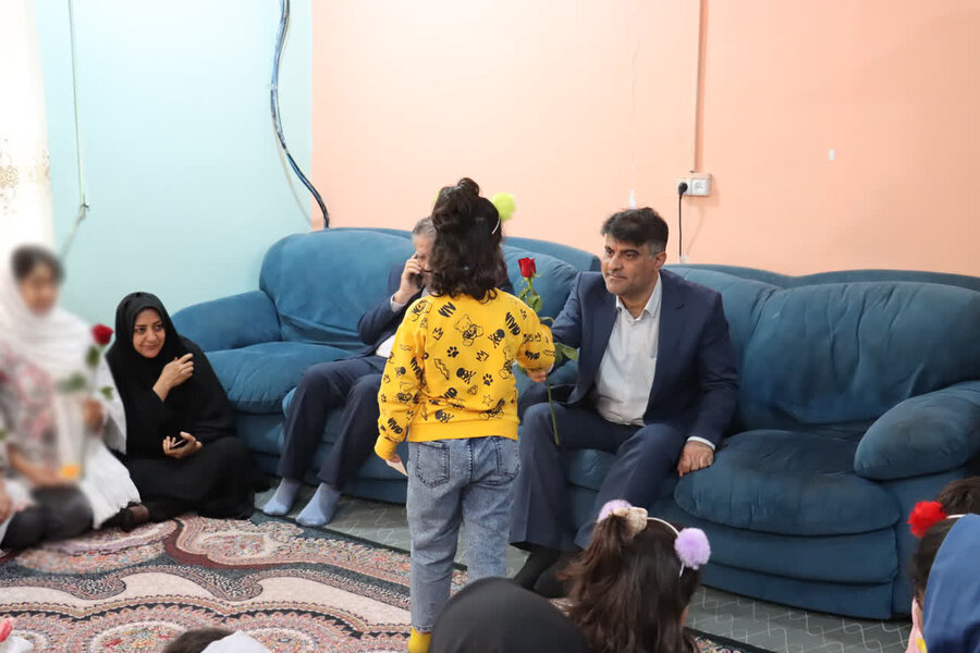 بازدید مدیر عامل شرکت آب و فاضلاب بوشهر از خانه نگهداری کودک و نوجوان تحت نظارت بهزیستی بوشهر