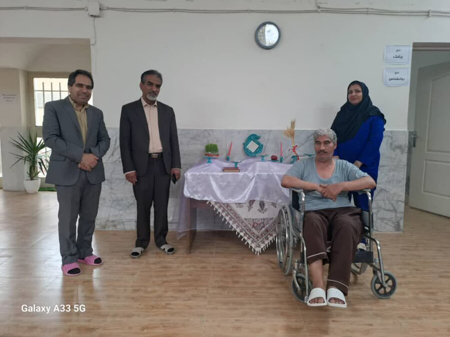 بازدید مدیرکل بهزیستی استان کرمان از مرکز نگهداری از افراد داری معلولیت جسمی حرکتی مروجی کرمان 