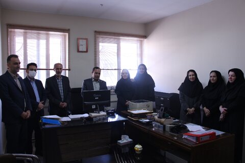 گزارش تصویری| دیدار نوروزی مدیرکل بهزیستی استان با کارکنان ستاد