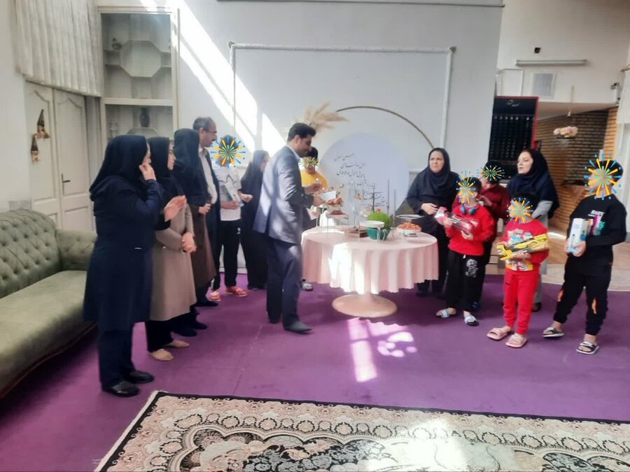 نهاوند| بازدید رئیس بهزیستی شهرستان ازخانه کودکان و نوجوانان مهرعلی (ع)