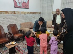 عید دیدنی و افطار مدیرکل بهزیستی استان و رئیس بهزیستی میبد با فرزندان شبه خانواده شهرستان میبد