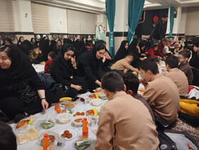 گزارش تصویری| ضیافت افطاری فرزندان شبانه روزی بهزیستی تبریز